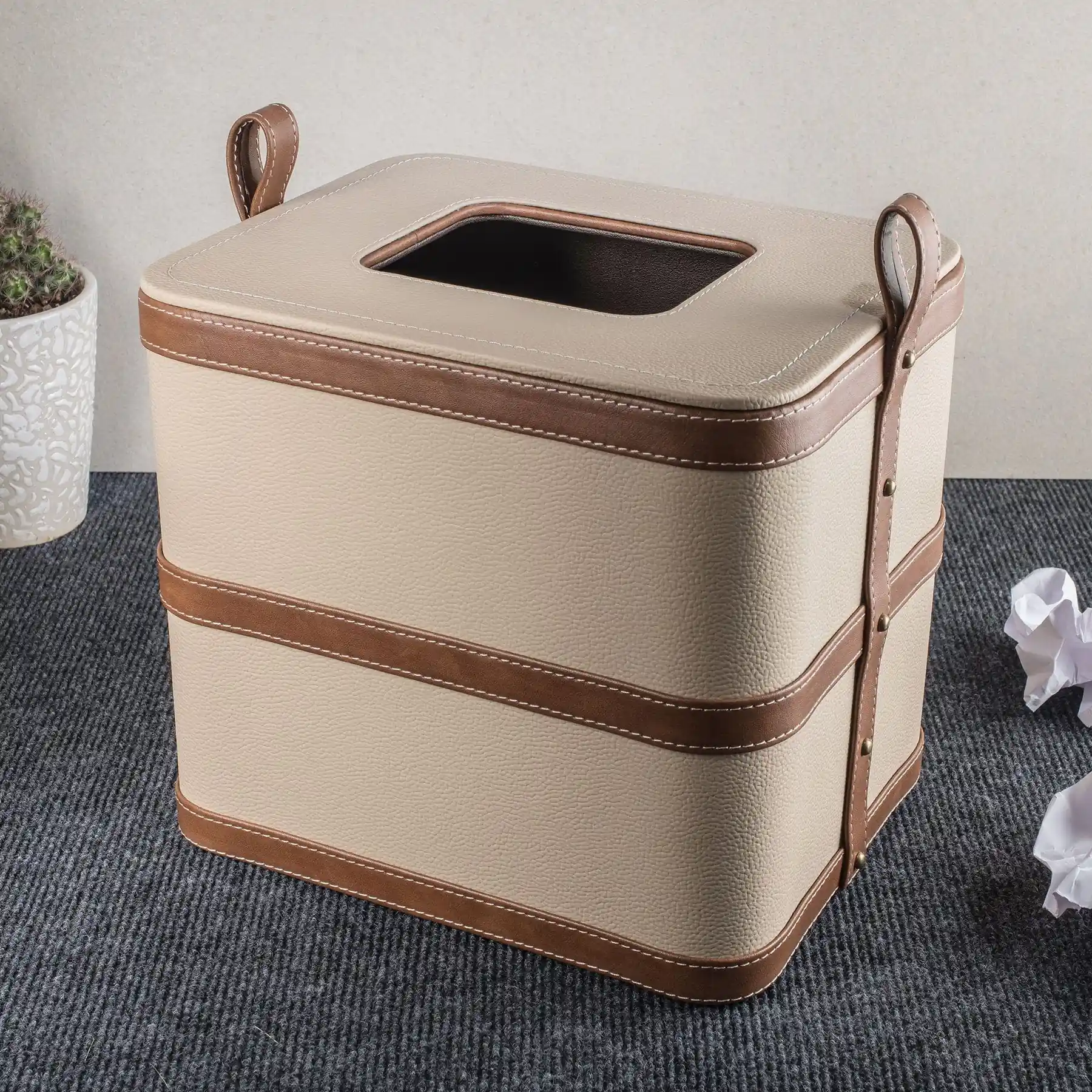 Leather Dustbin - Image 9
