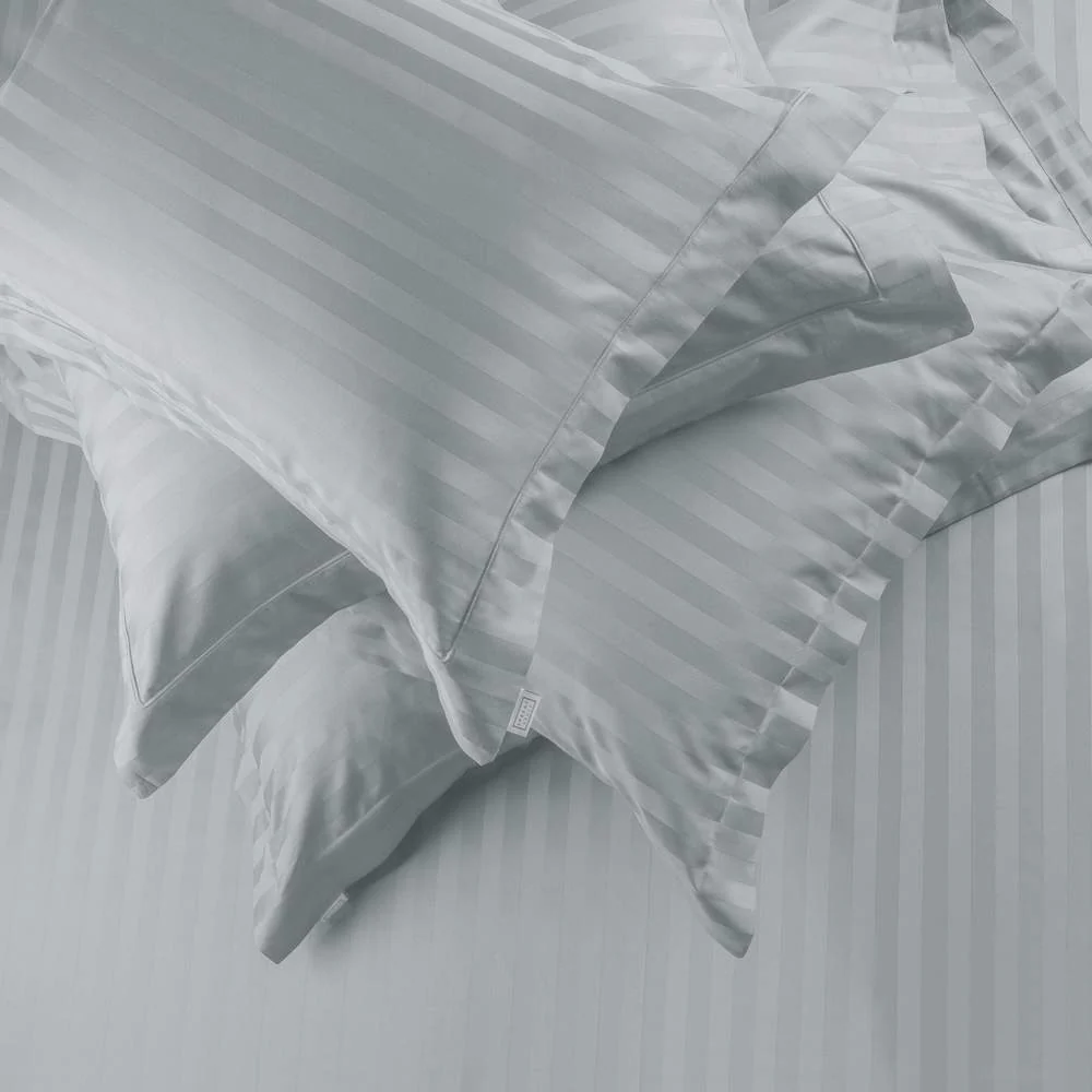 750 Tc Italian Jcq Stripe 100% Cotton | Cotton Bedding Sets - Image 3