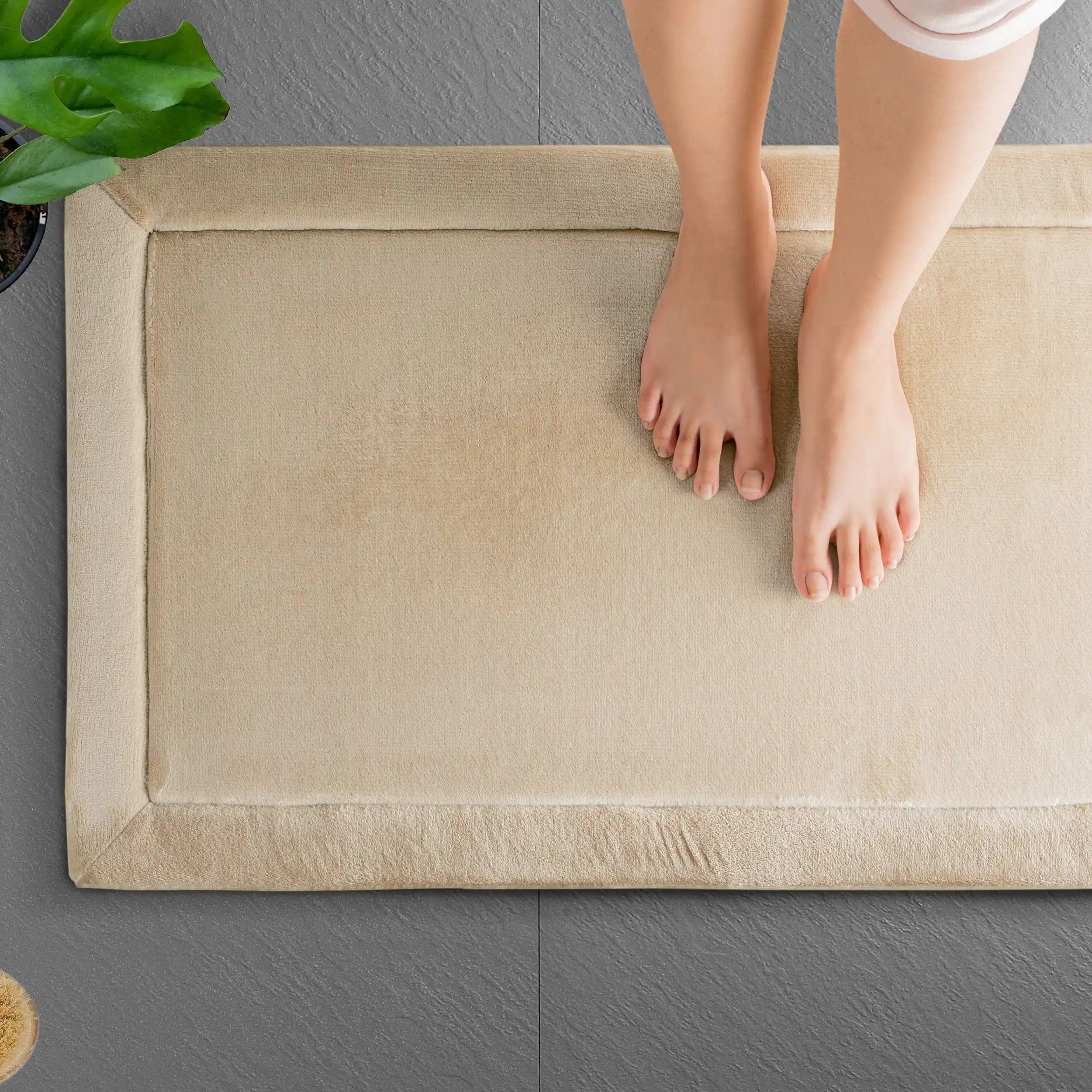 Anti Skid Memory Foam Bath Carpets | Cotton Bathmat - Image 12
