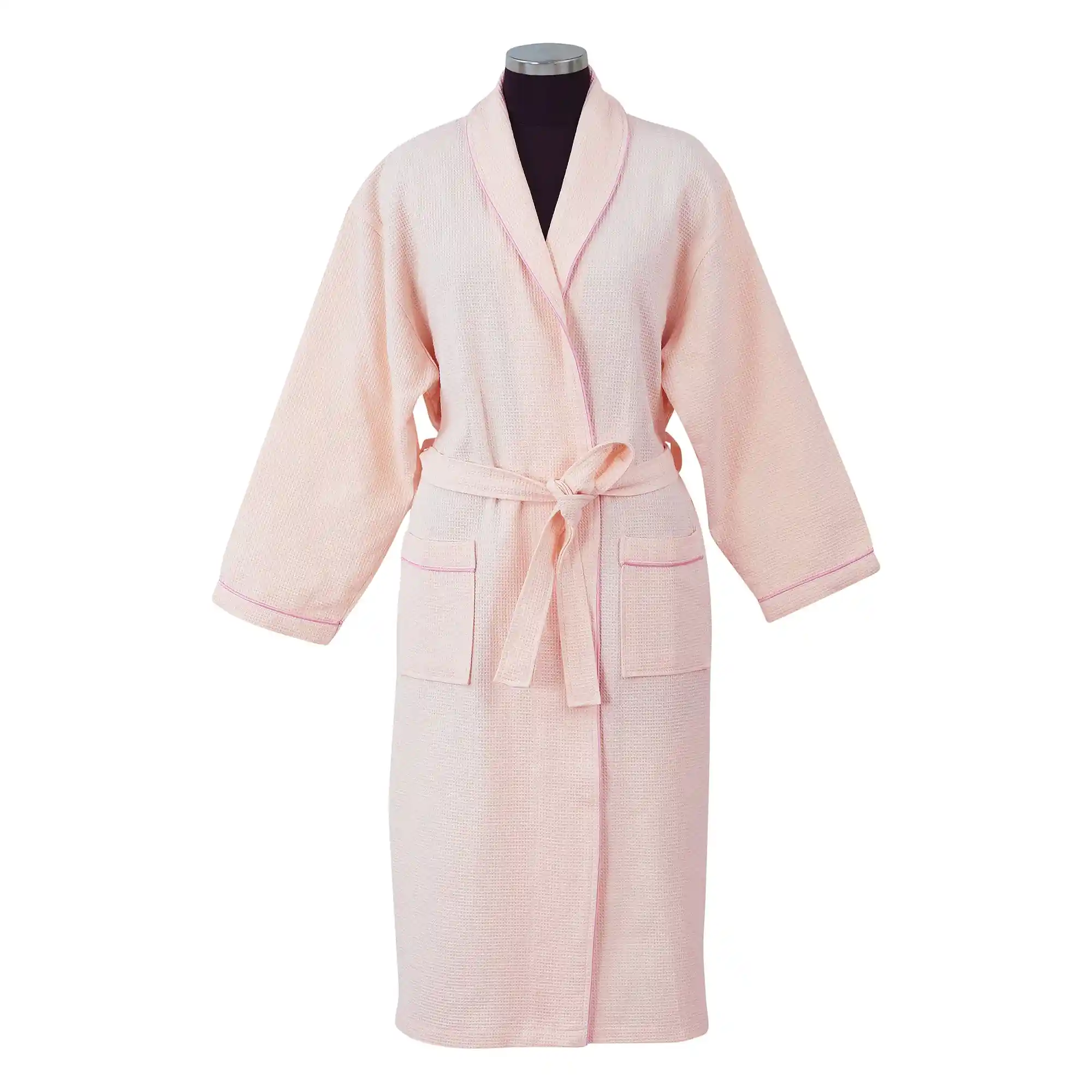 Cotton Waffle Bathrobe - Image 10