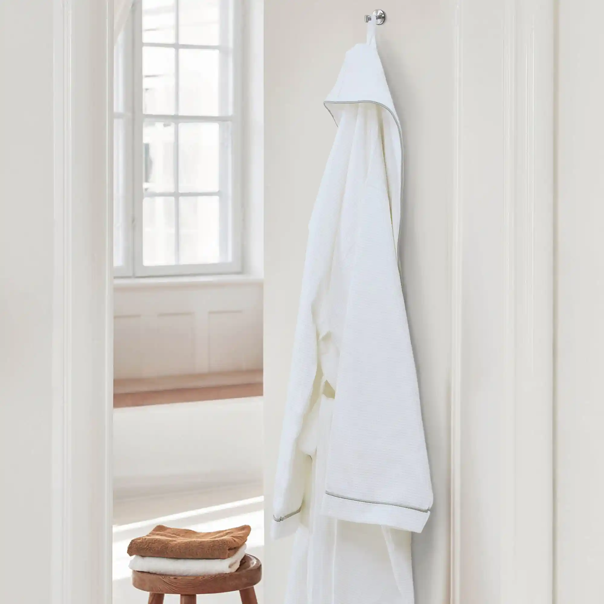 Cotton Waffle Bathrobe - Image 37