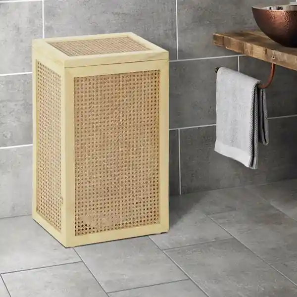 Bamboo Wicker Laundry Baskets - Medium - Image 5