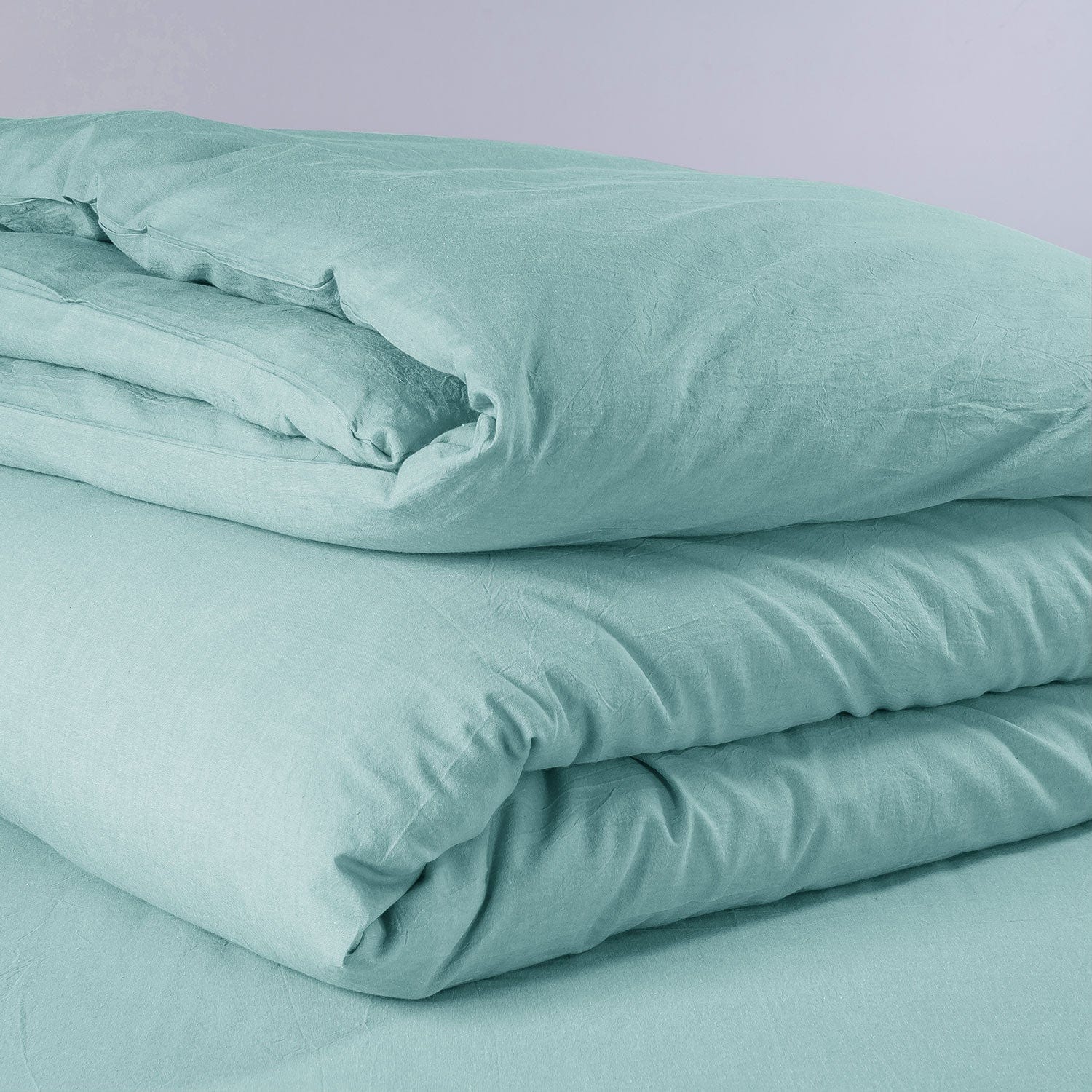 Pre Washed 100 %  Cotton Flex Breathable Solid Bedding | 100 % Cotton Bedding  Set - Image 6