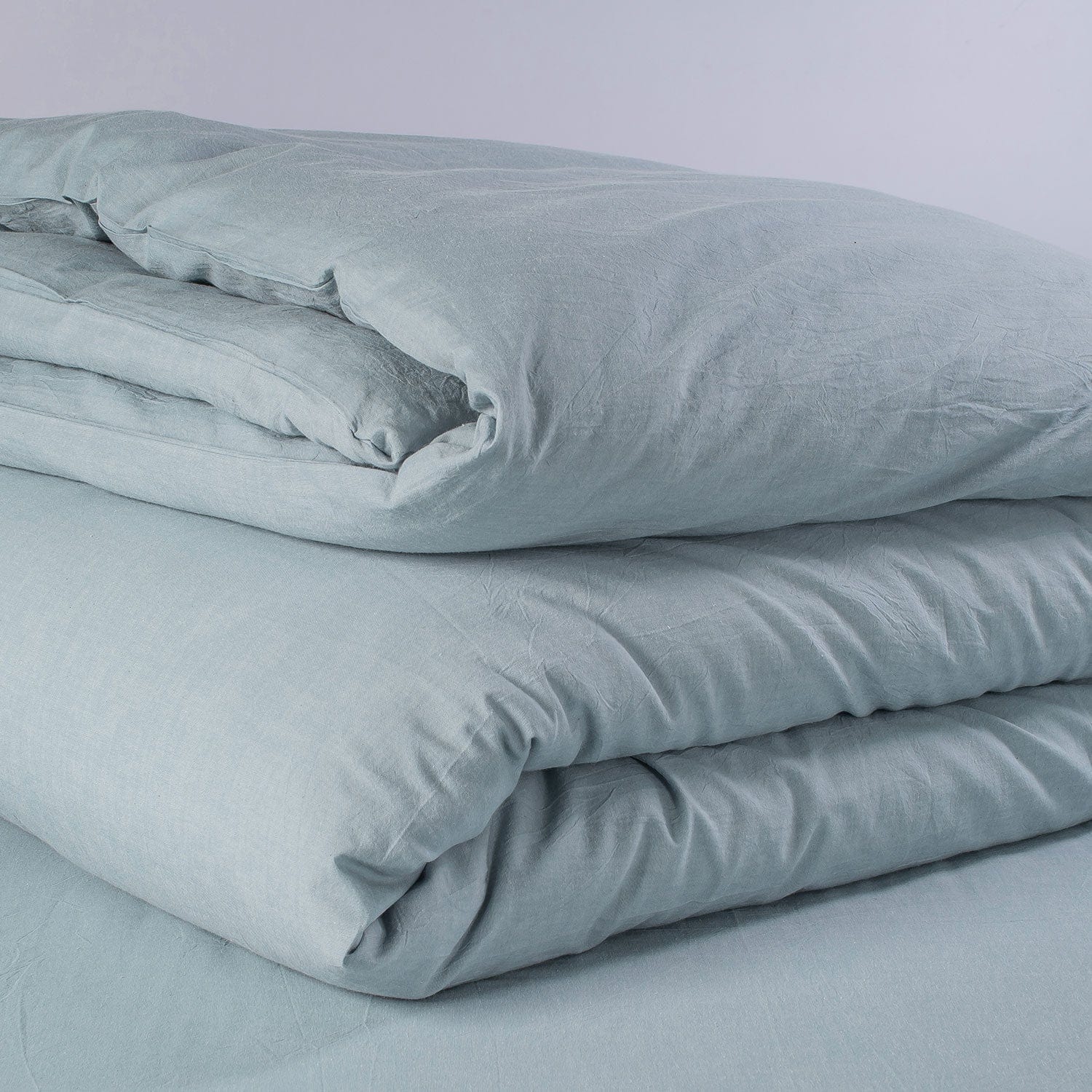 Pre Washed 100 %  Cotton Flex Breathable Solid Bedding | 100 % Cotton Bedding  Set - Image 8