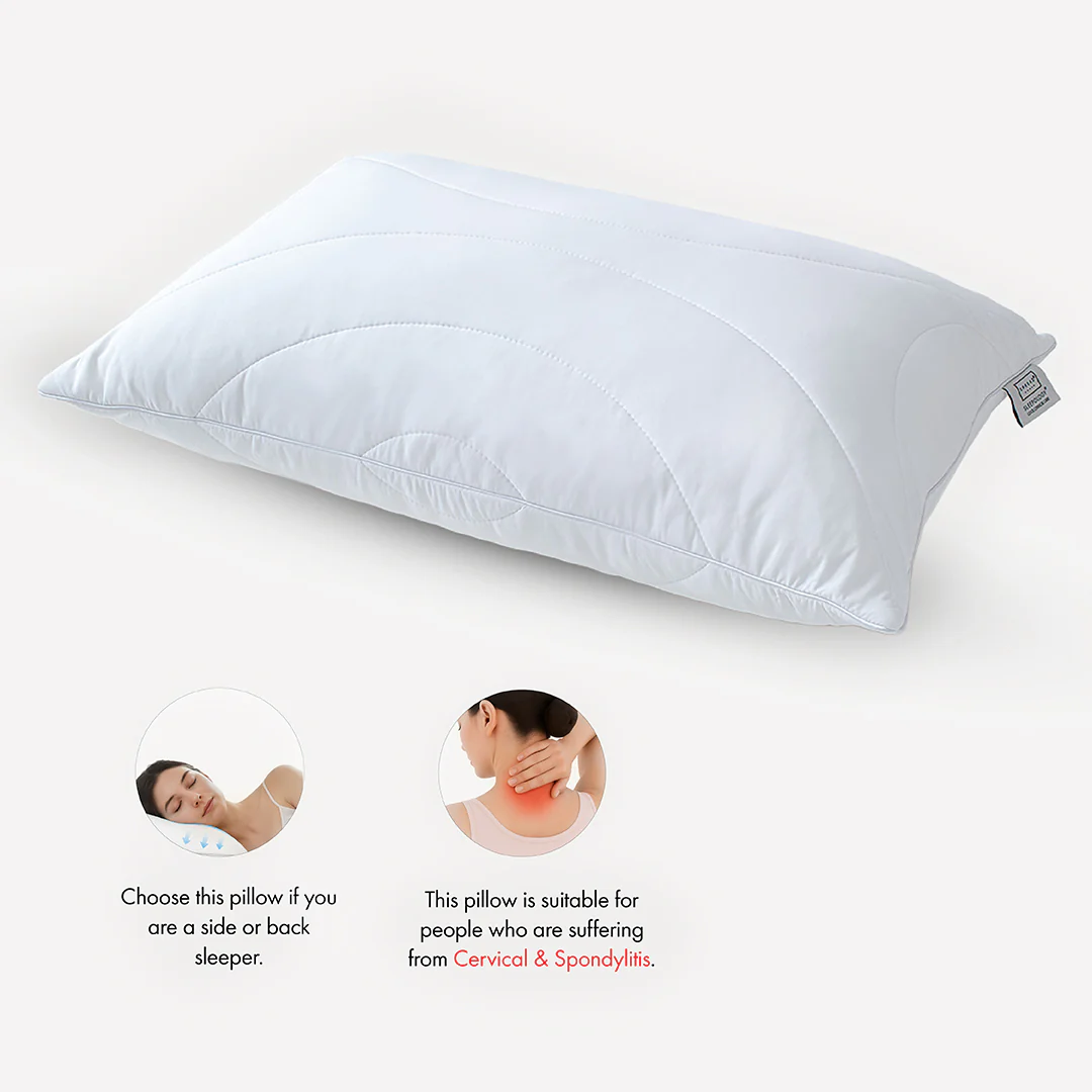 Sleepology Luxury Pillow | Adjustable Filling - Neck & Shoulder Support - Image 6