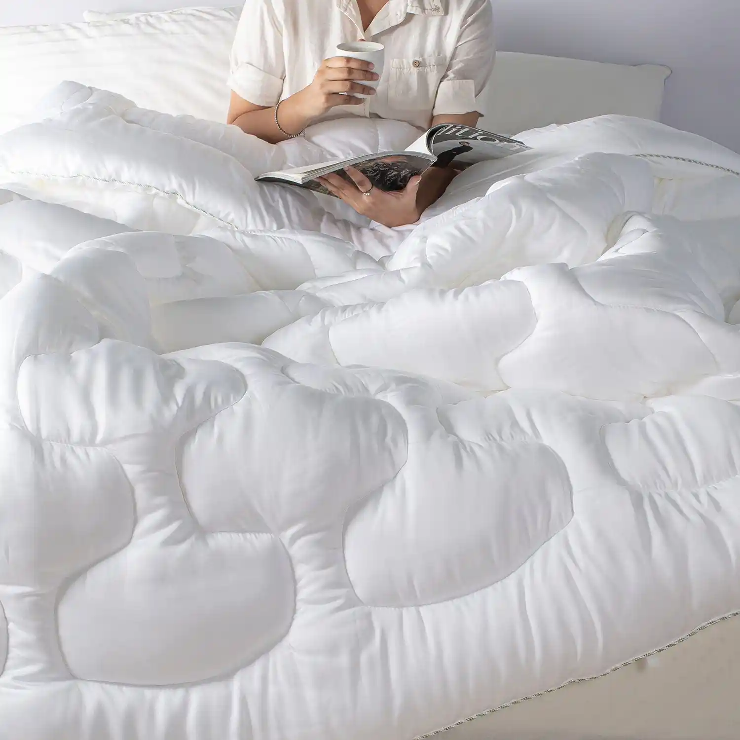 TENCEL™  Lightweight Summer Quilt/Comforter- 250 GSM - Image 3