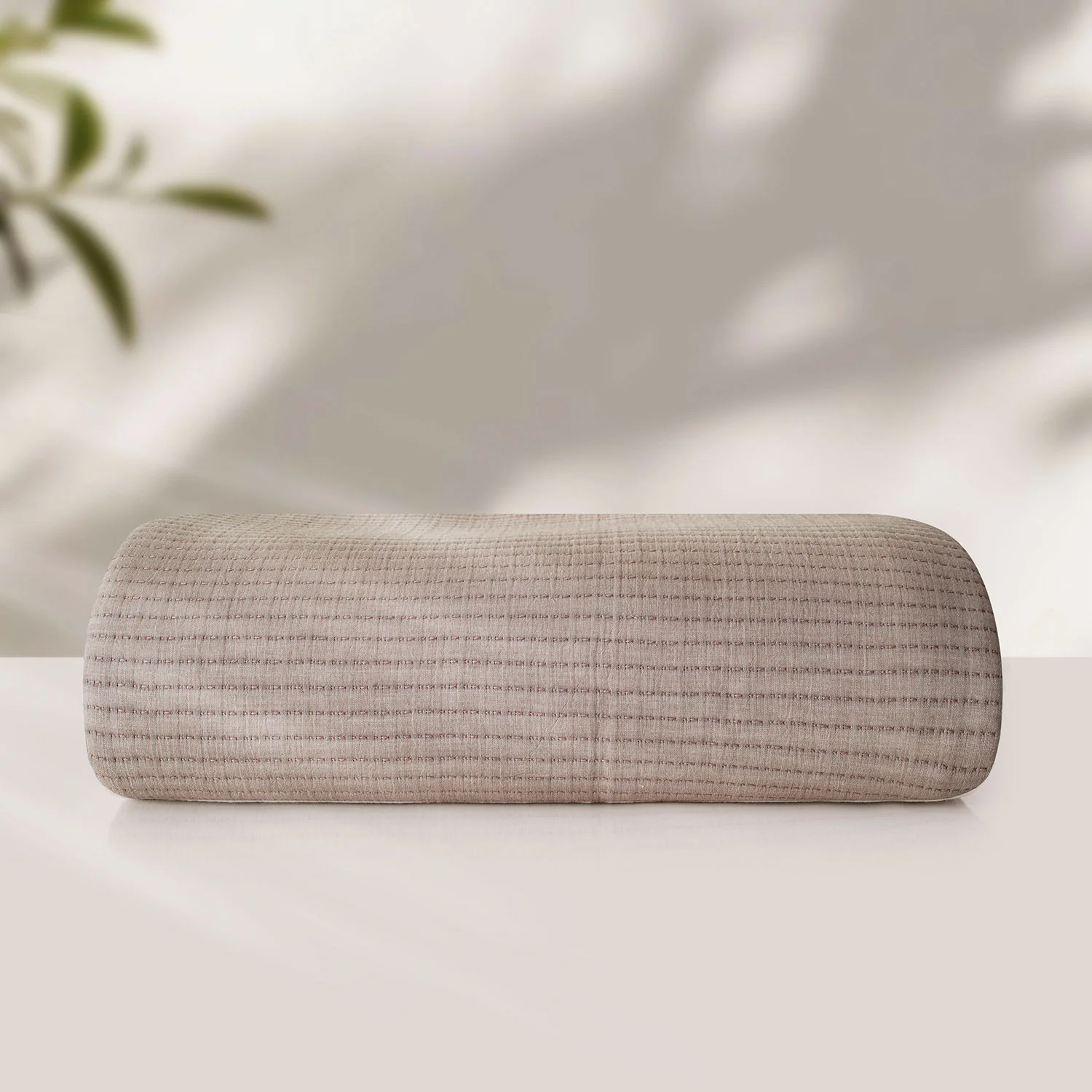 Linen Cotton Quilted Bed Spread Set – Lightweight All-Season Comfort - 3pcs Set - Image 12